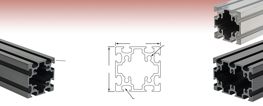 Rail aluminium - 3 m - 10500/300