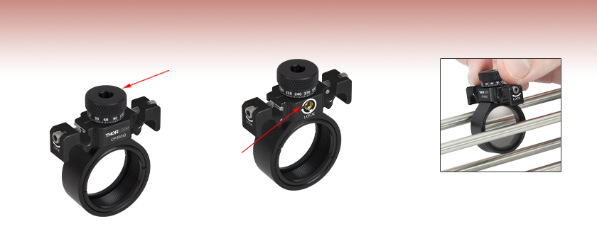 Pivoting Quick-Release Ø1 Optic Mount for 30 mm Cage System