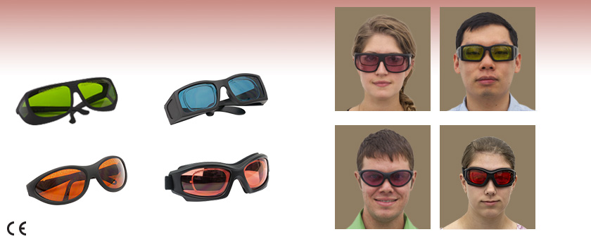 Laser Safety Glasses OD6+190-540nm 488-532nm Wide Spectrum Continuous Absorption 