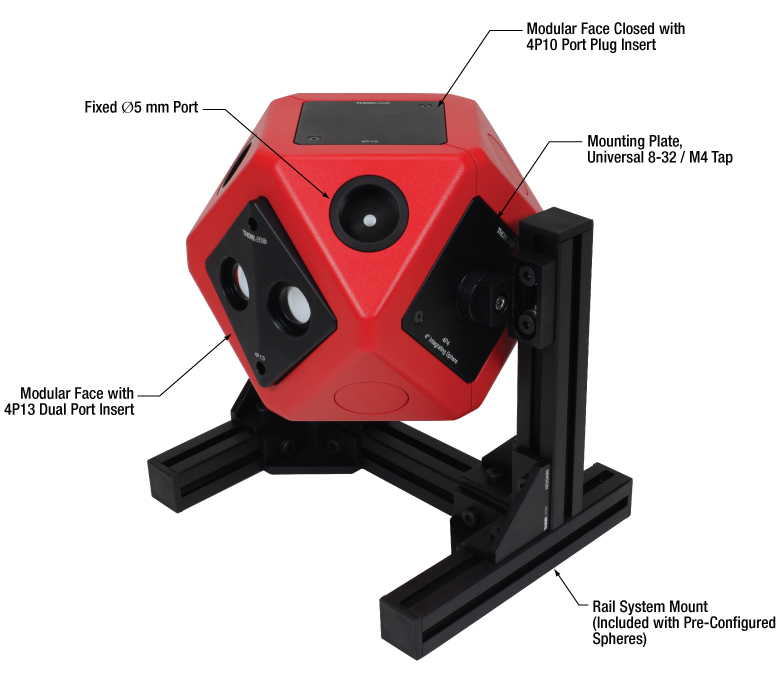 Modular MultiPort Integrating Spheres