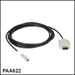 D-Type-to-LEMO Piezo Feedback Cable