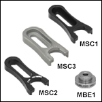 Mini-Series Clamping Forks for Ø12 mm Pedestal Posts
