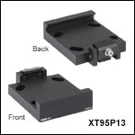 Clamp for Horizontally Mounting a 95 mm Rail