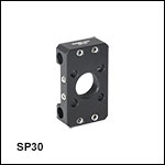 30 mm to 16 mm Cage System Right-Angle Adapter