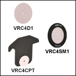 Fluorescing Alignment Disks for IR Source, Slow-Fading Phosphor