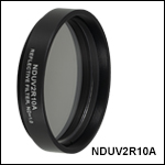 Ø50 mm UV Fused Silica Metallic ND Filters, Mounted