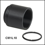 Extension Tubes with External C-Mount Threading and Internal SM1 Threading