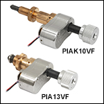 Vacuum-Compatible Piezoelectric Inertia Actuators