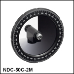 Mounted Round Variable ND Filters, Uncoated