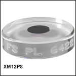 Ø8 mm Crystalline Supermirrors on Ø1" Substrate, Plano