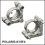 Ø1.5in Polaris Low-Distortion Kinematic Mount, 2 Adjusters