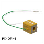 Square 150 V Piezoelectric Actuator with Through Hole