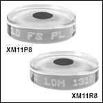 Ø8 mm Crystalline Supermirrors on Ø1in Substrate, 1064 nm