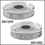 Ø8 mm Crystalline Supermirrors on Ø1in Substrate, 1550 nm