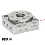 Rotation Stage with Piezo Inertia Drive, Vacuum Compatible