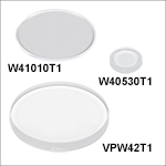 Unmounted Textured Antireflective Windows, 400 - 1100 nm