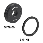 SM1-Threaded Adapter and Locking Ring
