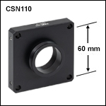M32 x 0.75-Threaded Cage Plate with Dovetail