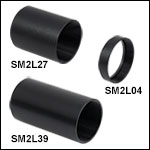 SM2-Threaded (2.035in-40) Lens Tube Spacer for Infinity-Corrected Tube Lenses