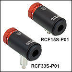 Adjustable Focus Reflective Collimators, Protected Silver Coating, SMA