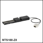100 mm (3.94in) Low-Profile Motorized Translation Stage