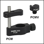 Two-Piece Post-Mountable Clamp for GRIN Collimators