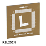 Ronchi Ruling Slant Edge Targets, 2in x 2in Ronchi Ruling Slant Edge Targets, 2in x 2in