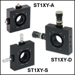 6 mm Travel XY Translation Mounts