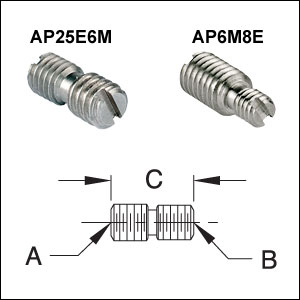 Adaptateur de filetage 1/4-20 M6 Thread adapter adaptor metric imperial mf  fm