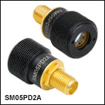 SM05-Threaded Mounted Photodiodes, Cathode Grounded