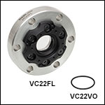 High-Vacuum CF Flange for Ø1in Optics