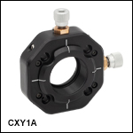 30 mm Cage XY Translator for Ø1in Optics