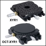 XY Translation Plus Z Axis Rotation Stages