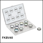 Hard-Coated VIS/NIR Bandpass Filter Kit, 40 nm FWHM