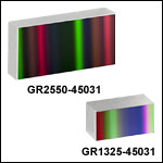 3.1 µm Design Wavelength Reflective Diffraction Gratings