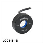 Ø10 mm Uncompensated Half-Wave Liquid Crystal Retarders, Mounted