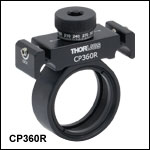 Drop-In, Pivoting 30 mm Cage Mount with Flexure Lock, 360° Rotation