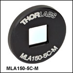 Ø1in (Ø25.4 mm)  Mounted Microlens Arrays