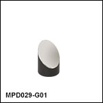 Ø1/2in 90° Off-Axis Parabolic Mirrors, Protected Aluminum Coating