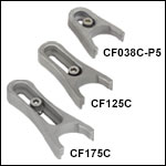 Clamping Forks with Captive Screws for Ø1/2in Post Holders and Ø1in Posts
