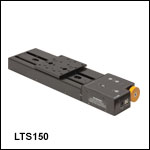 150 mm Linear Translation Stage with Integrated Controller, Stepper Motor
