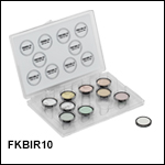 Hard-Coated NIR Bandpass Filter Kit, 10-12 nm FWHM