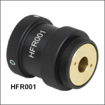 Flexure Stage Accessories: Fiber Chuck Rotation Mount, Threaded