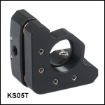 Kinematic Mount for Thin Ø1/2in Optics, 3 Adjusters