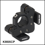Ø1/2in Kinematic Mirror Mount with Post-Centered Front Plate
