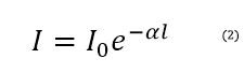 Beer-Lambert Law