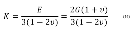 Bulk Modulus Relationship Equation