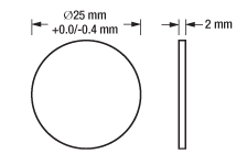 Colored Filter Dimensions