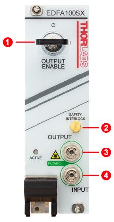 EDFA100SX Front Panel