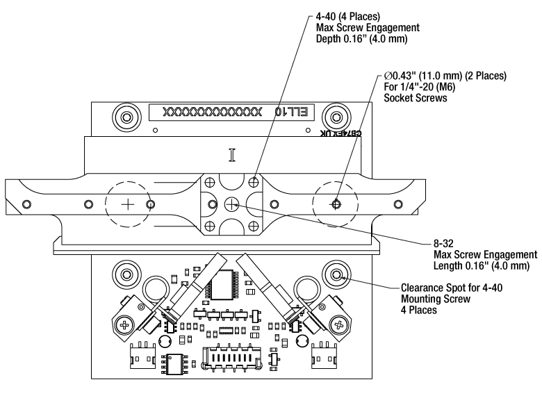60 mm Linear Stage with Resonant Piezoelectric Motors